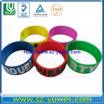 High Quality Silicon Wristband With Various Colors and Size for Gifts